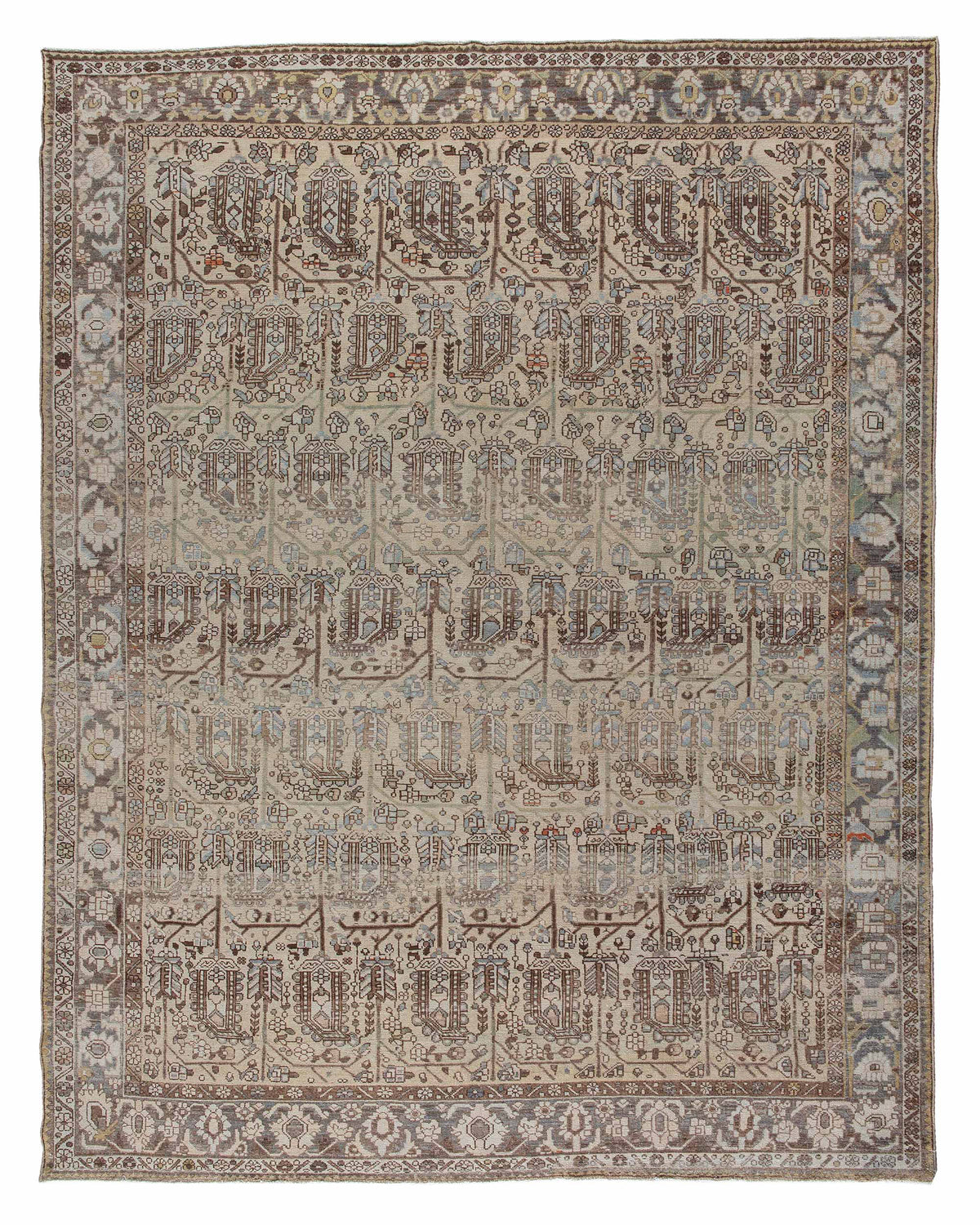 ANTIQUE PERSIAN SENNEH BOTEH