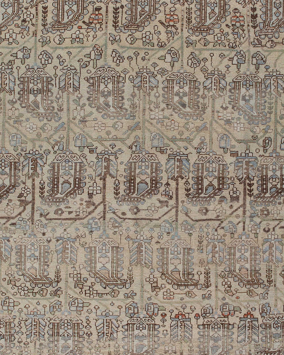ANTIQUE PERSIAN SENNEH BOTEH