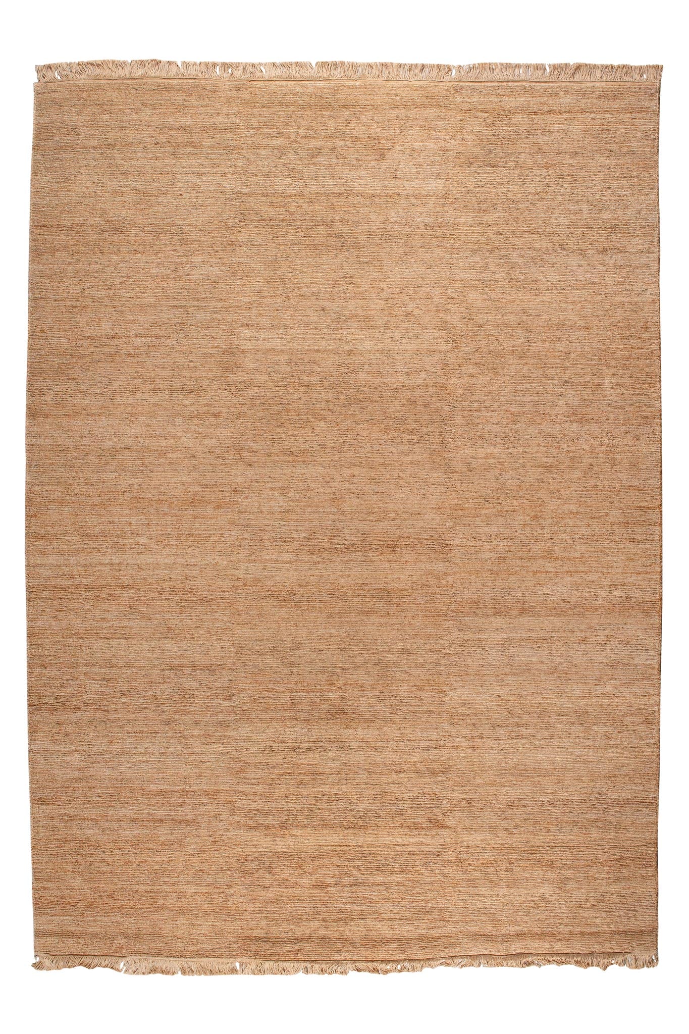 Full photo of plain loop handwoven Jute Rug