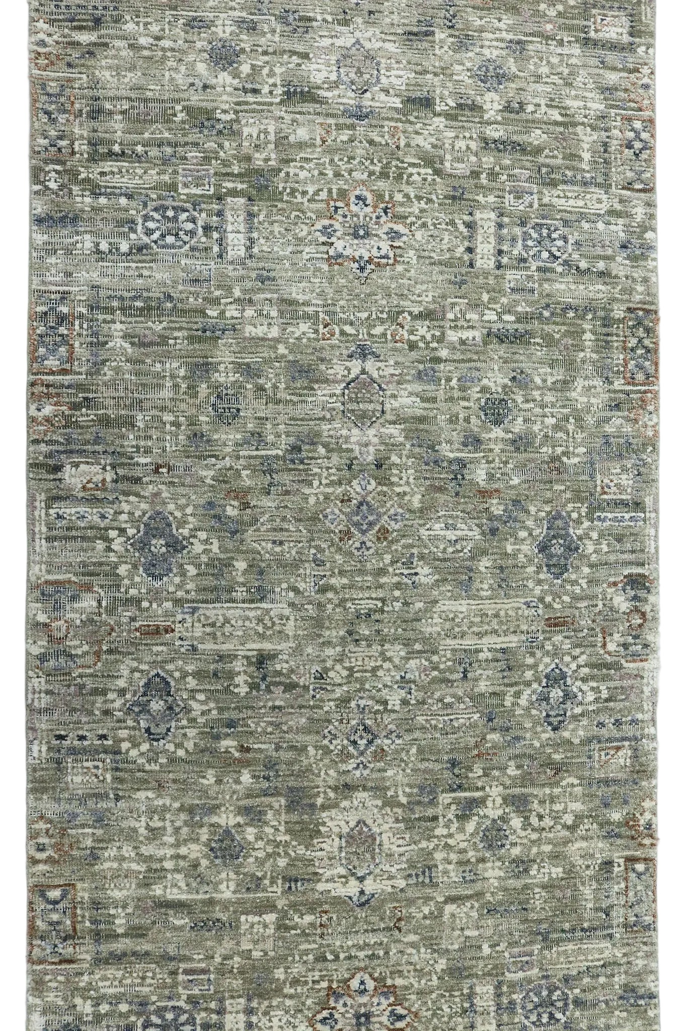 INDIA REVIVAL SILK MAMLUK GREEN