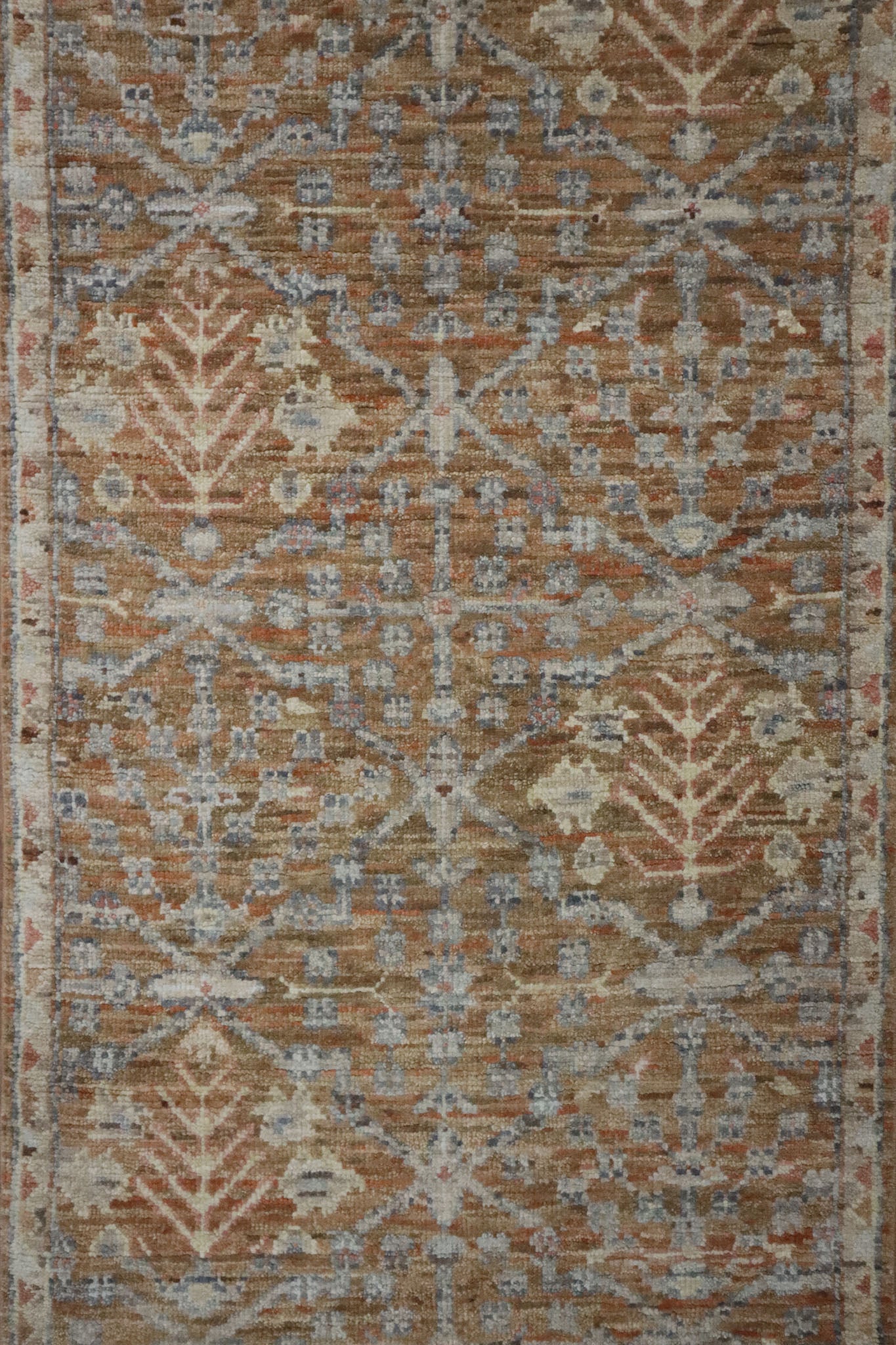 INDIA REVIVAL OUSHAK RUST