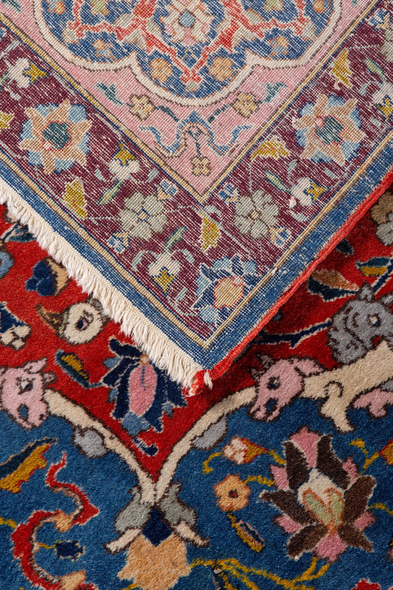 ANTIQUE PERSIAN BENLIAN TABRIZ