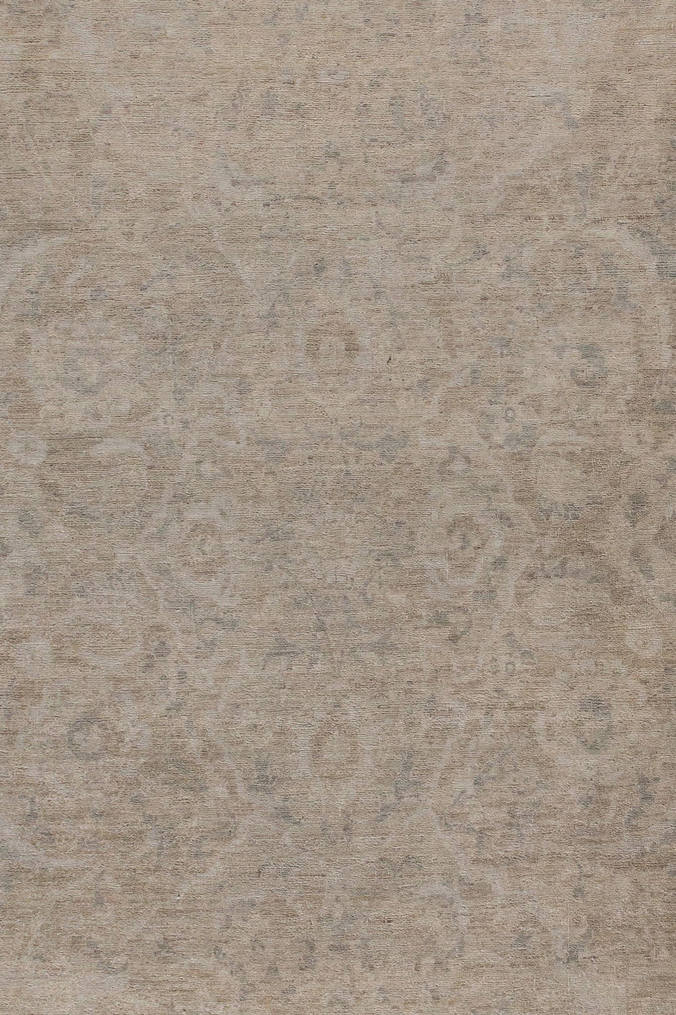 Close-up photo of handwoven rug called Afghan Kandahar, Timeless Classic floral design