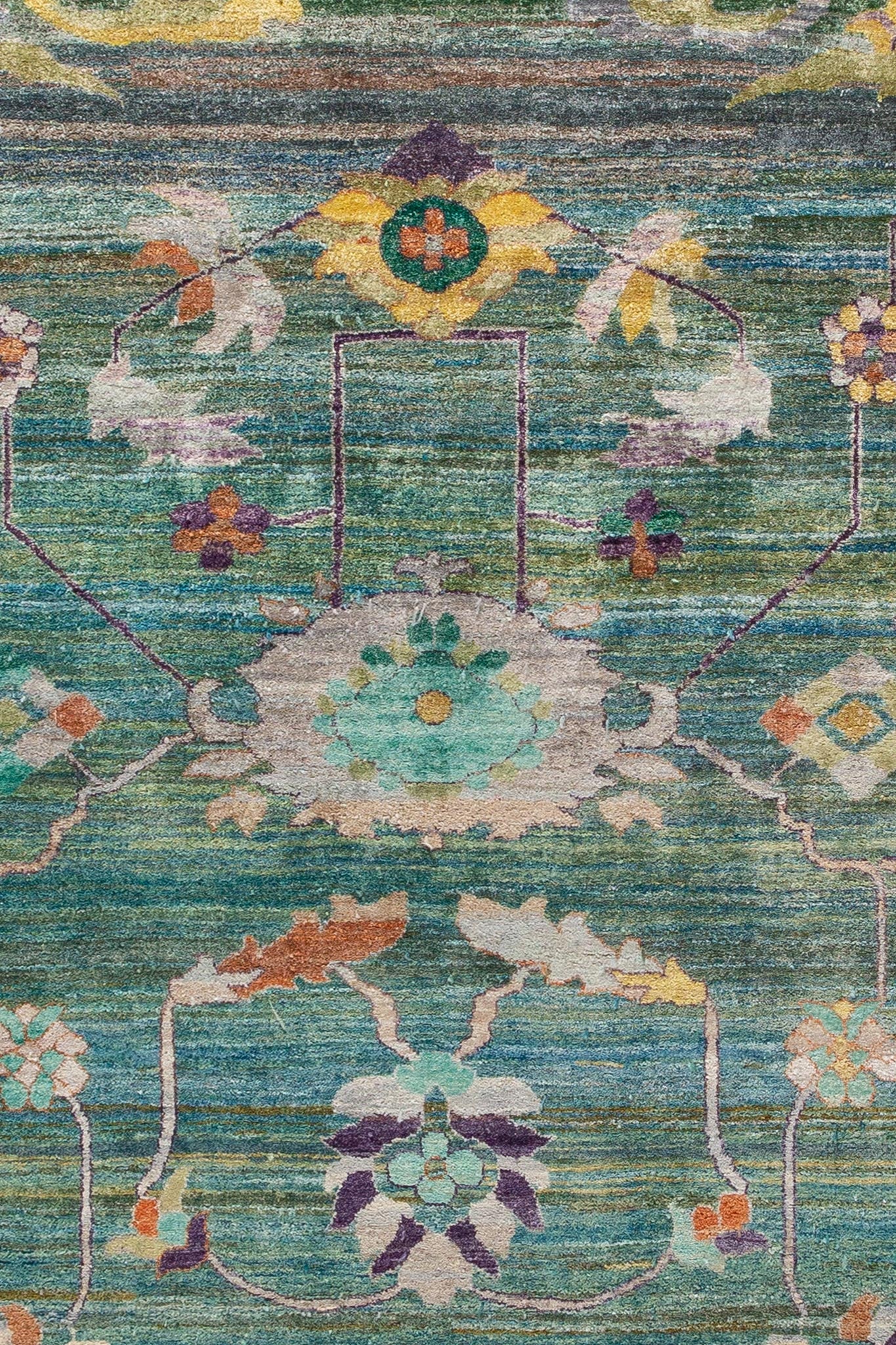 INDIAN REVIVAL SILK OUSHAK