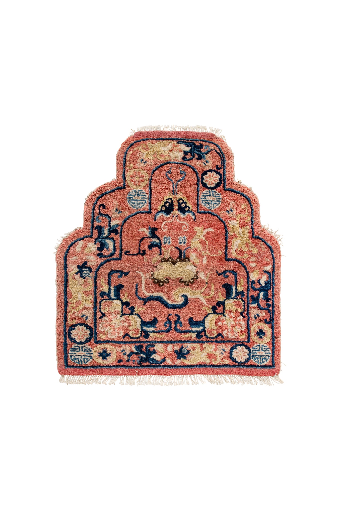 ANTIQUE TIBETAN TEMPLE RUG