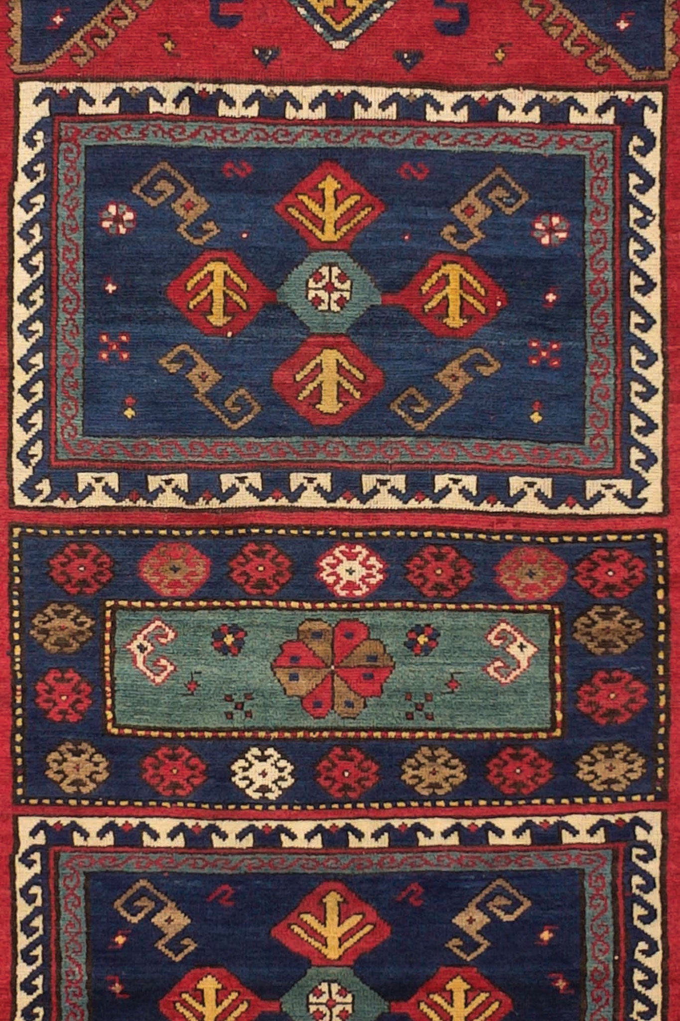 ANTIQUE CAUCASIAN KAZAK C1900