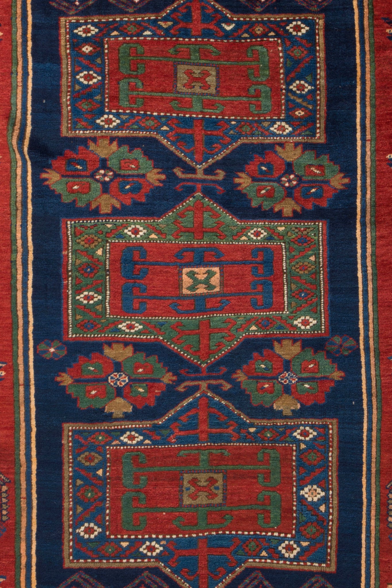 ANTIQUE CAUCASIAN PRAYER RUG