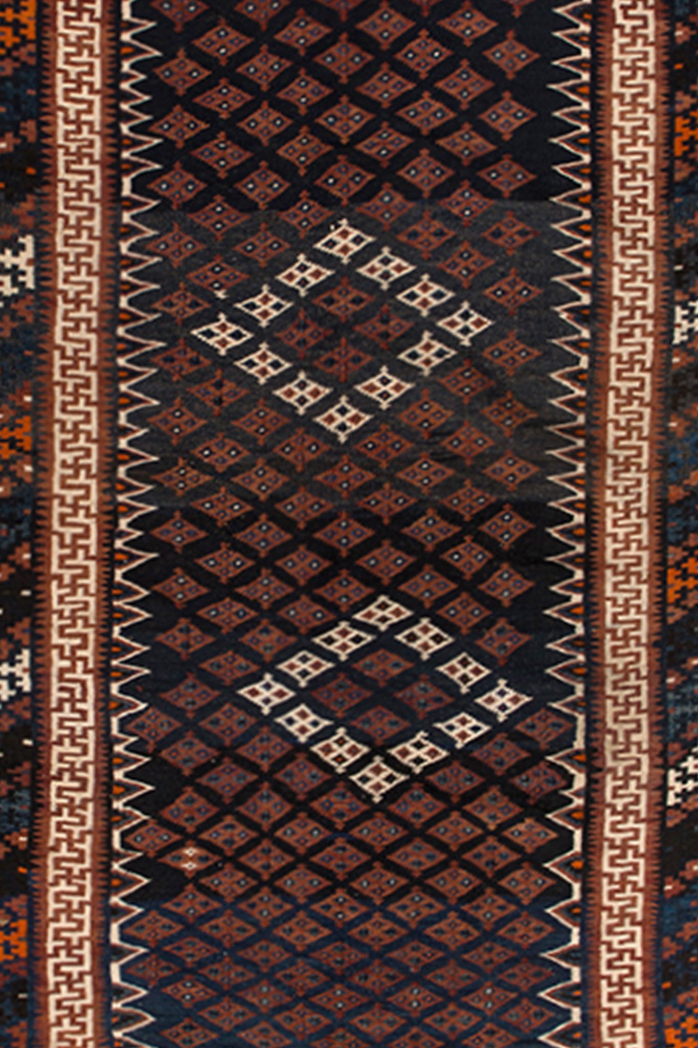 ANTIQUE PERSIAN BAKHTIAR KILIM