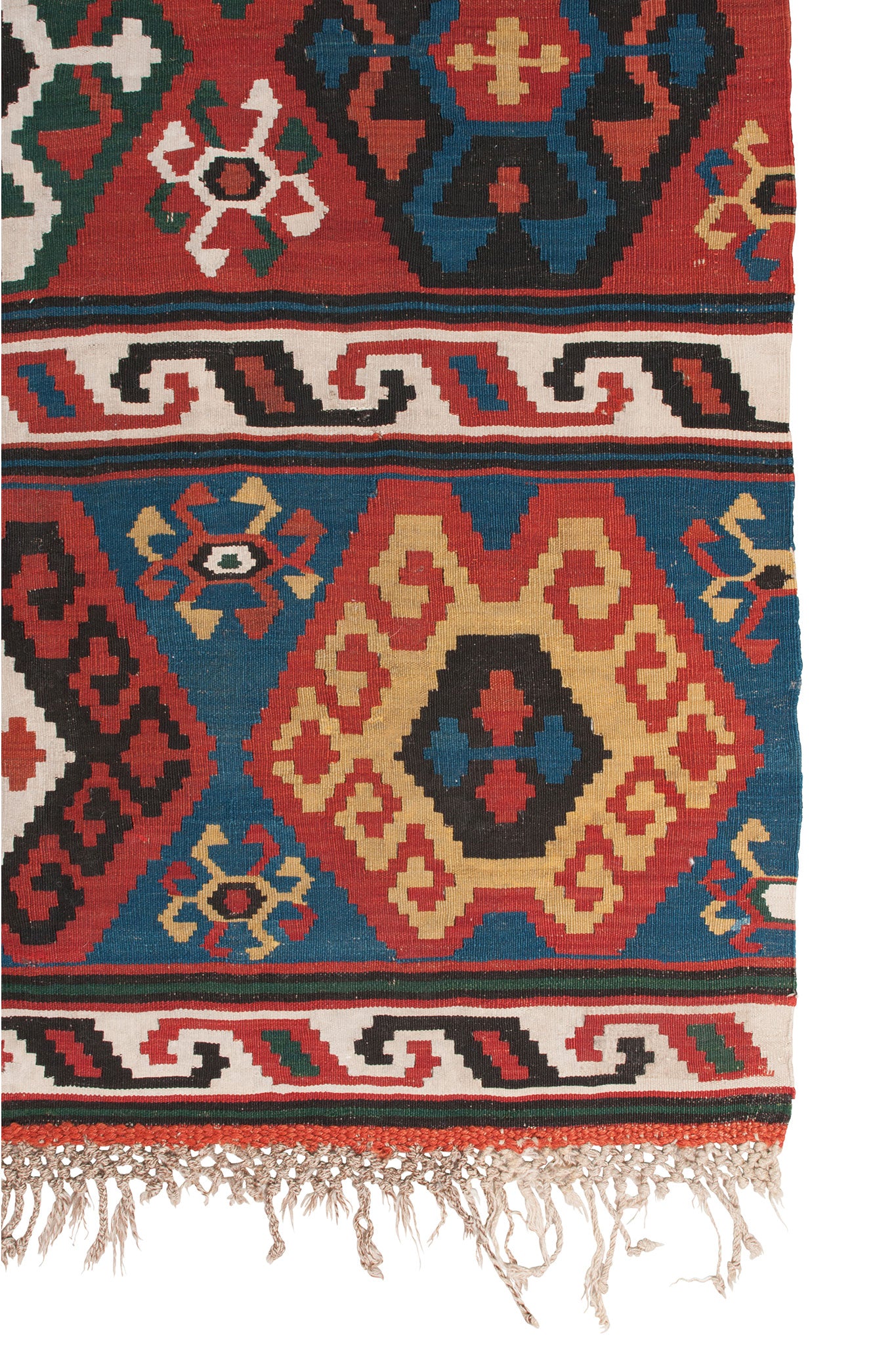 ANTIQUE CAUCASIAN SOUMAK KILIM