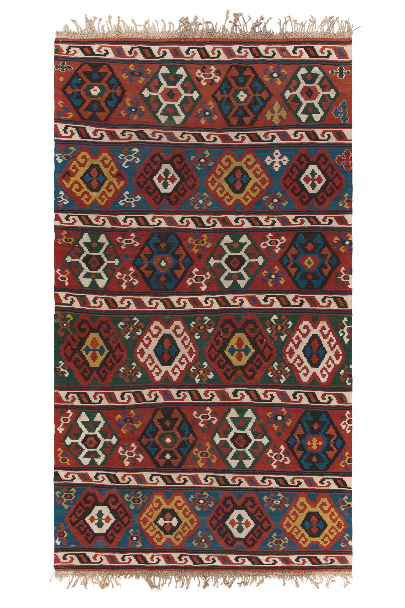 ANTIQUE CAUCASIAN SOUMAK KILIM