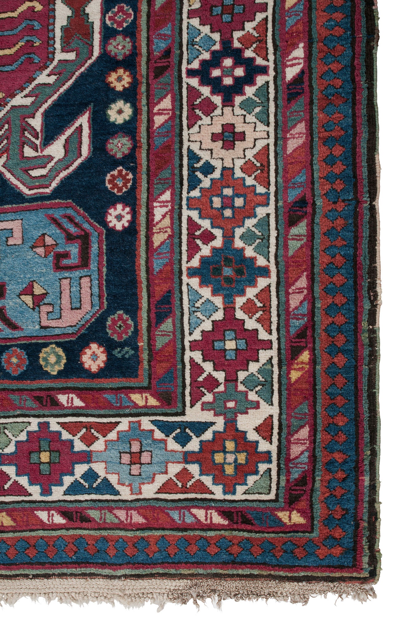 ANTIQUE CAUCASIAN LENKORAN