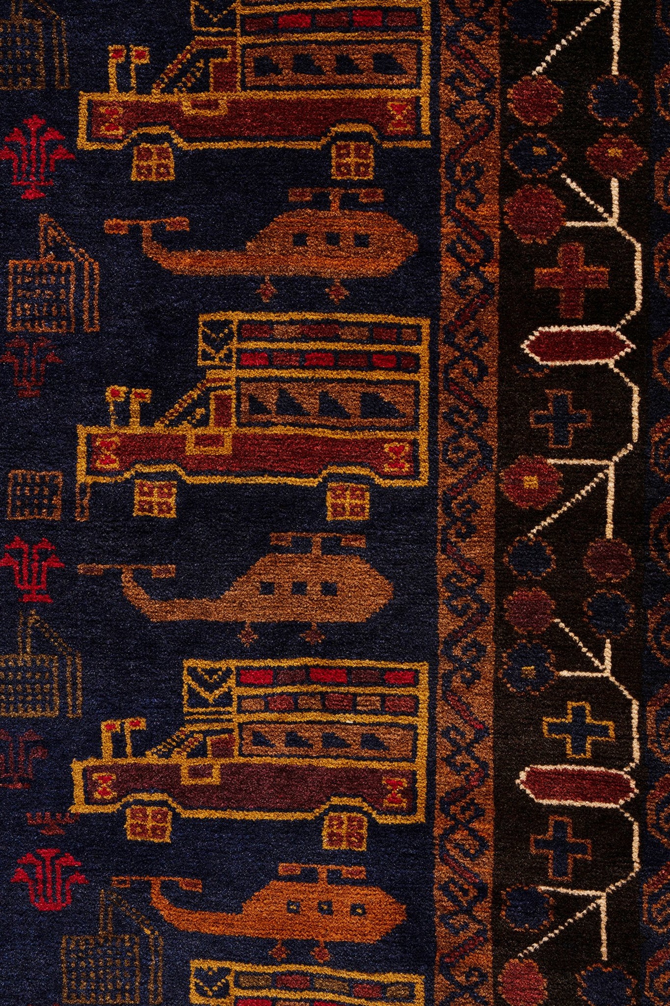 AFGHAN BELUCH WAR RUG