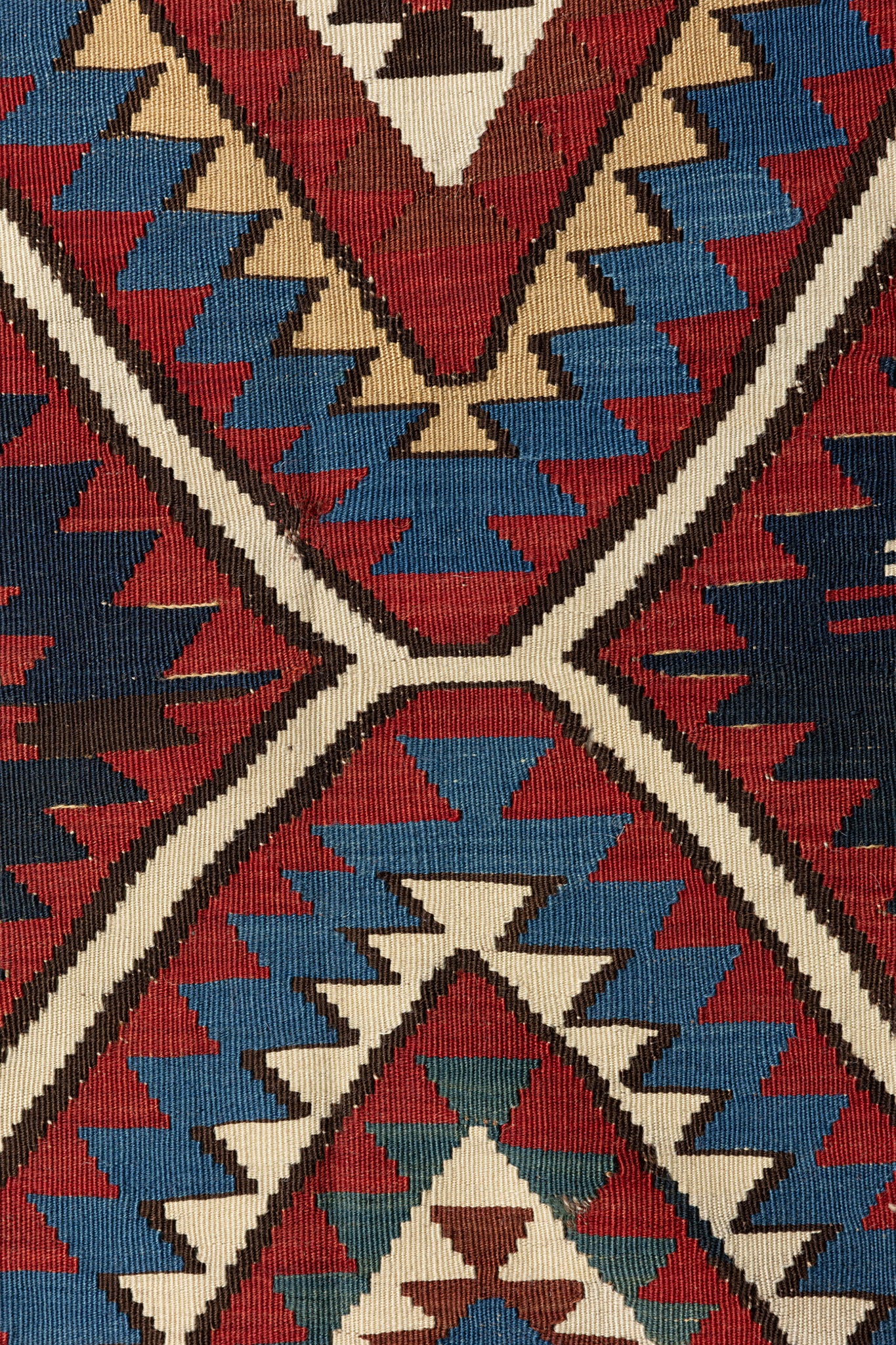 ANTIQUE CAUCASIAN KILIM SHIRVAN