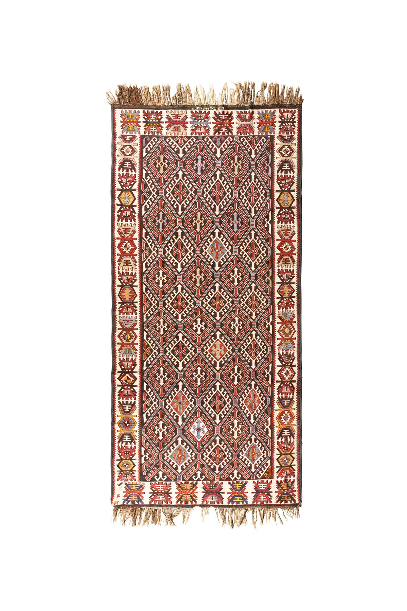 ANTIQUE SHIRVAN KELIM