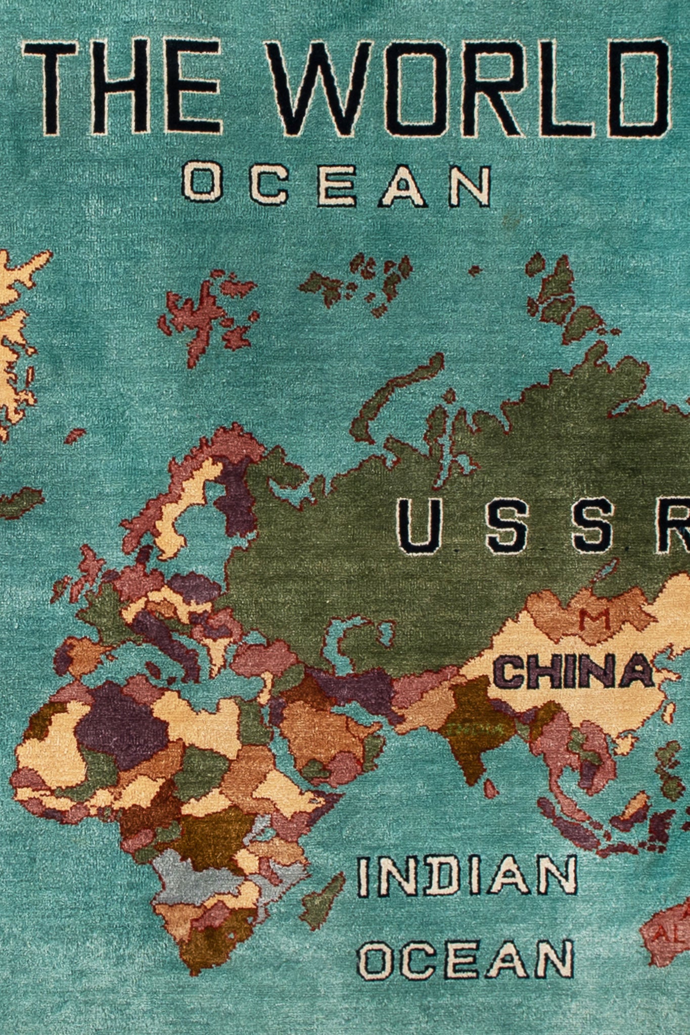PERSIAN SILK “WORLD MAP”