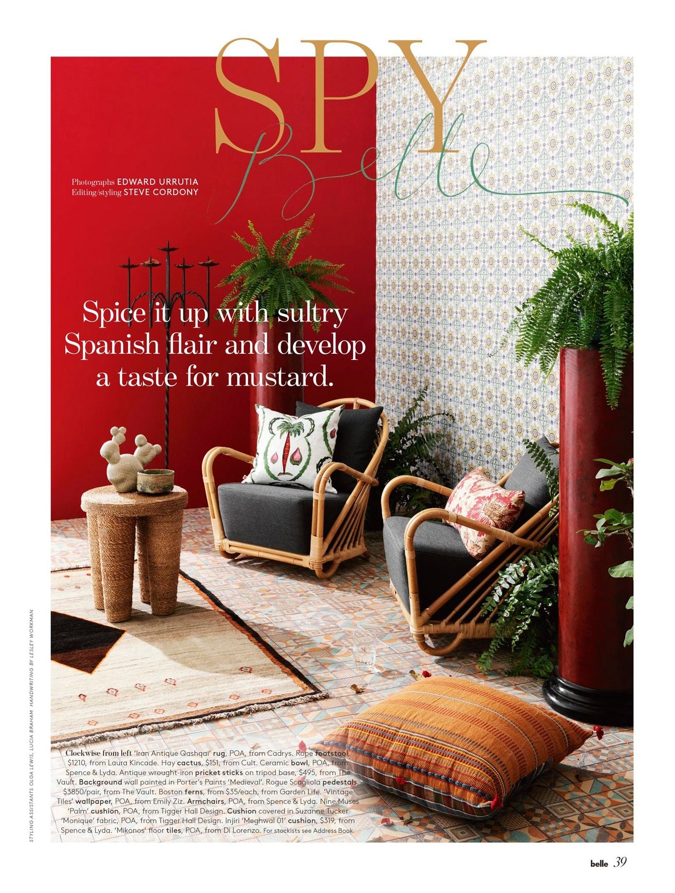 BELLE MAGAZINE NOVEMBER 2017 P39