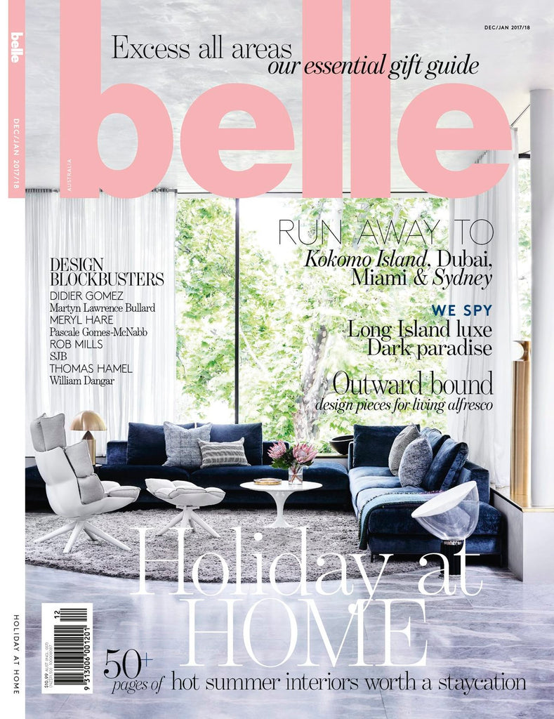 BELLE MAGAZINE DECEMBER 2017 COVER