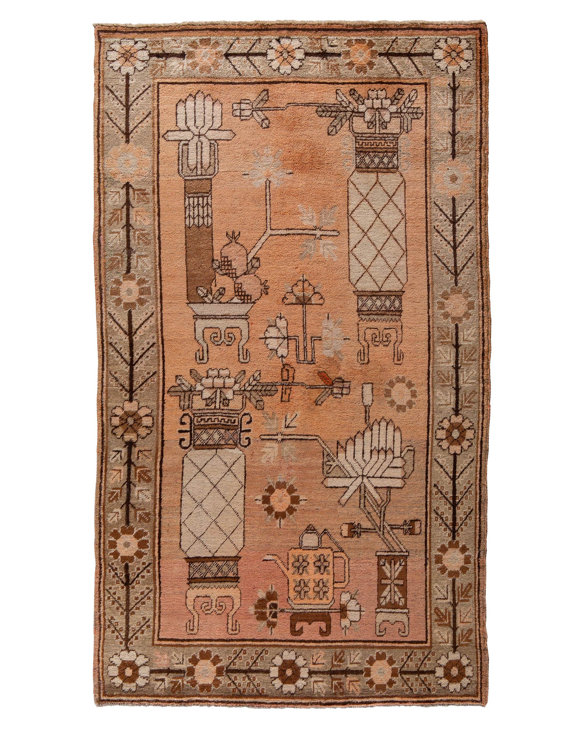 ANTIQUE KHOTAN VASE