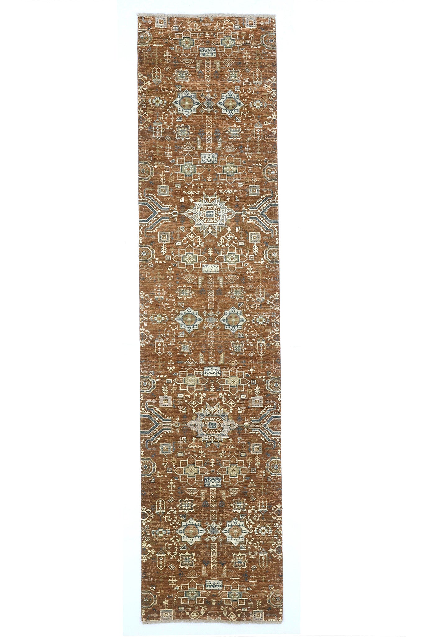 INDIA REVIVAL SILK MAMLUK RUST