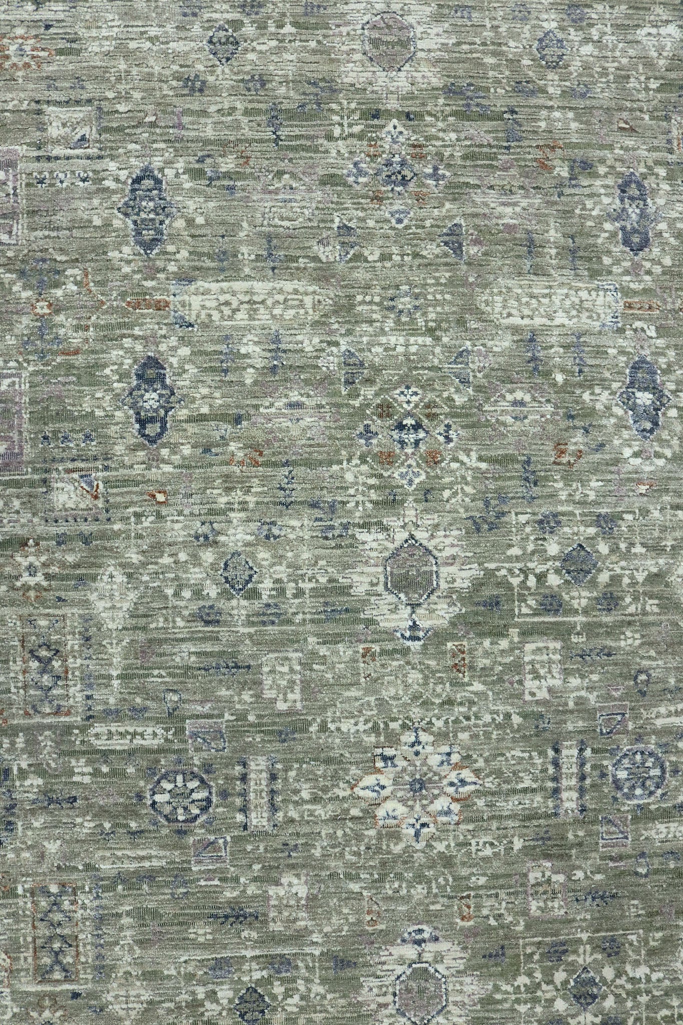INDIA REVIVAL SILK MAMLUK GREEN
