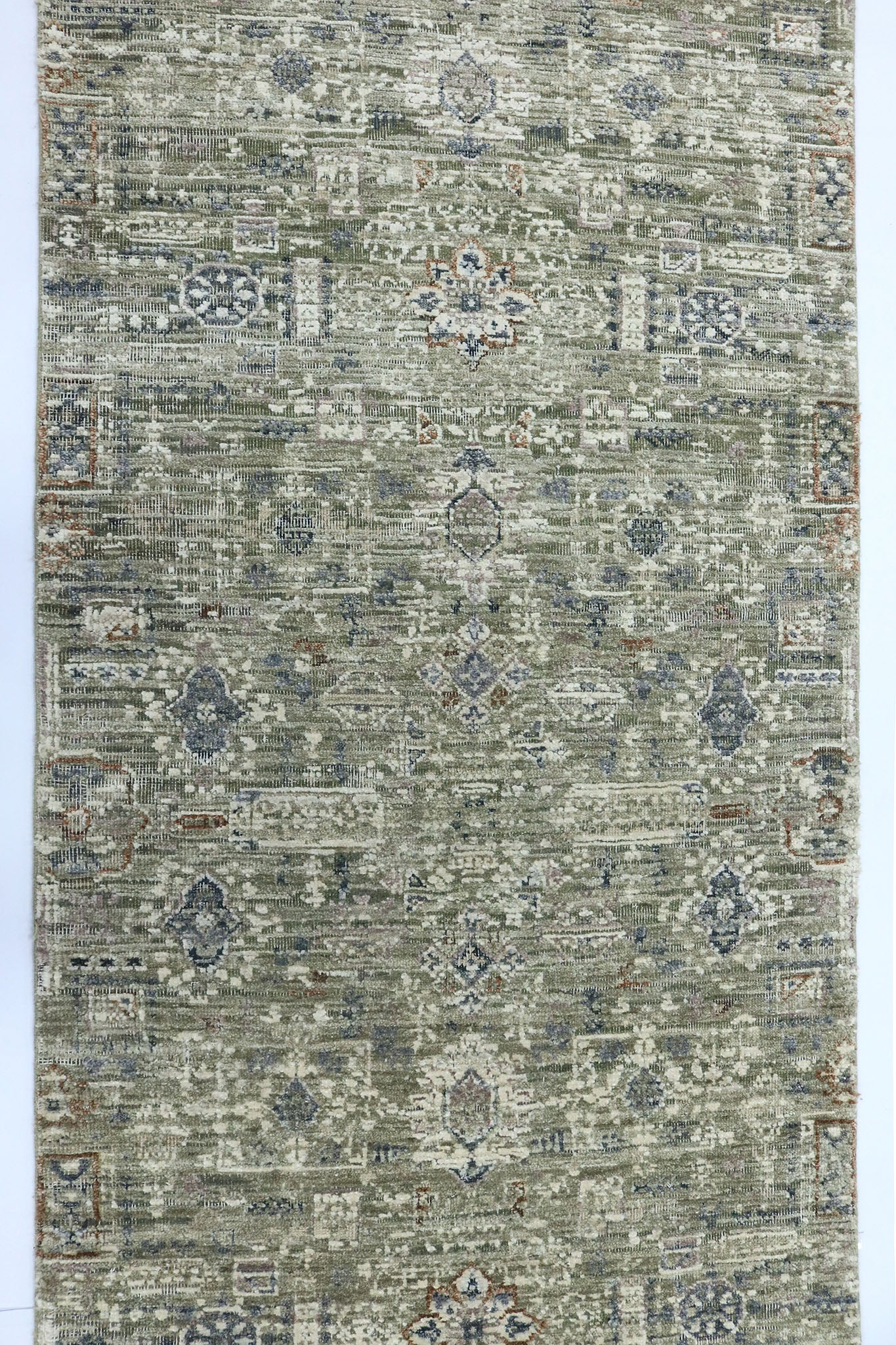 INDIA REVIVAL SILK MAMLUK GREEN