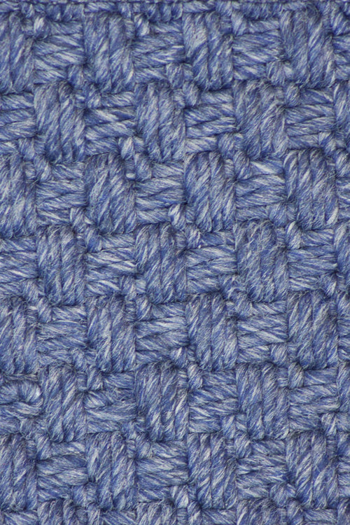 Terrace Basket Weave Navy Blue