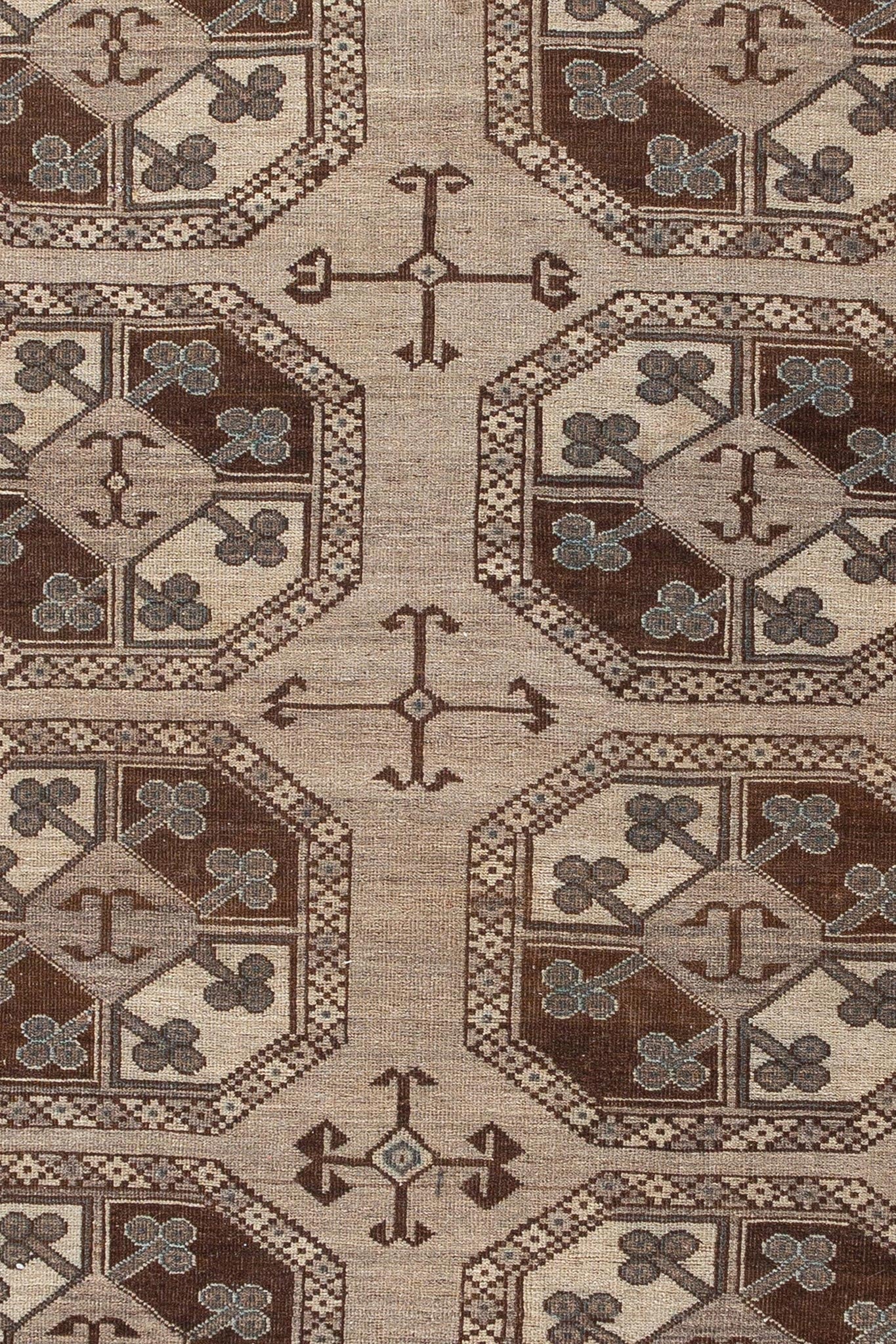 Handwoven Vintage Turkoman Rug