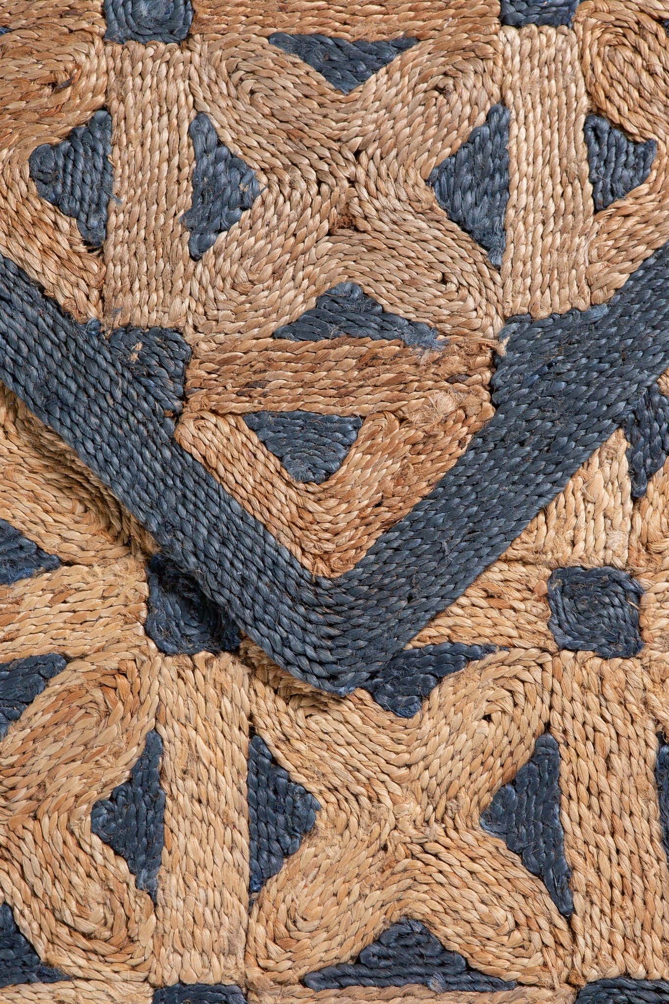 NATURALS JUTE PETAL NAVY