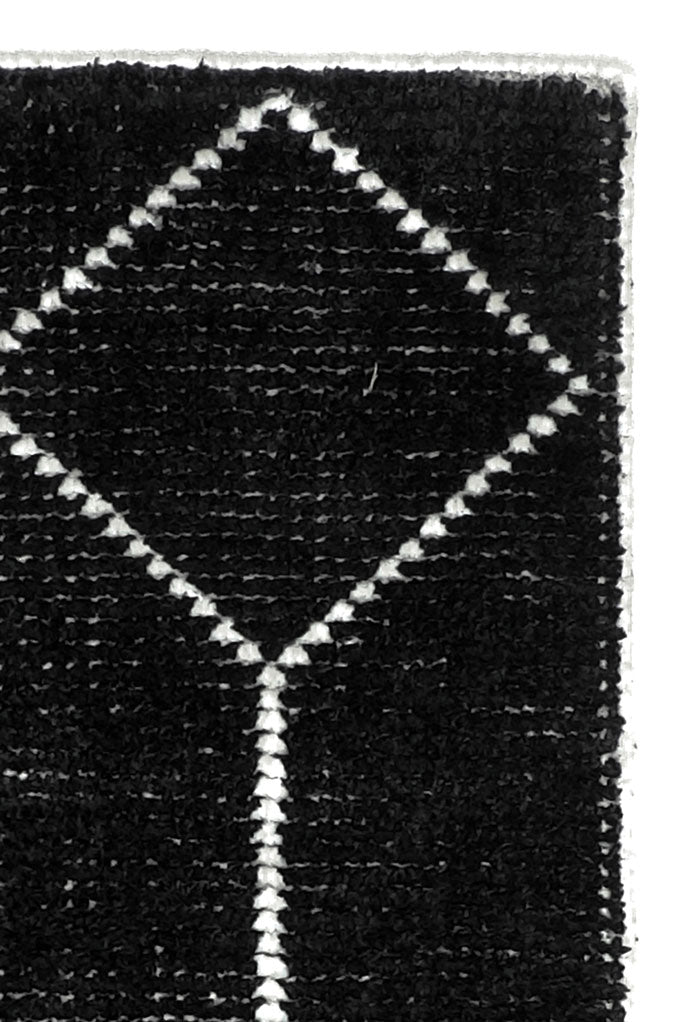 DISTRESSED GEOMETRICS BLACK