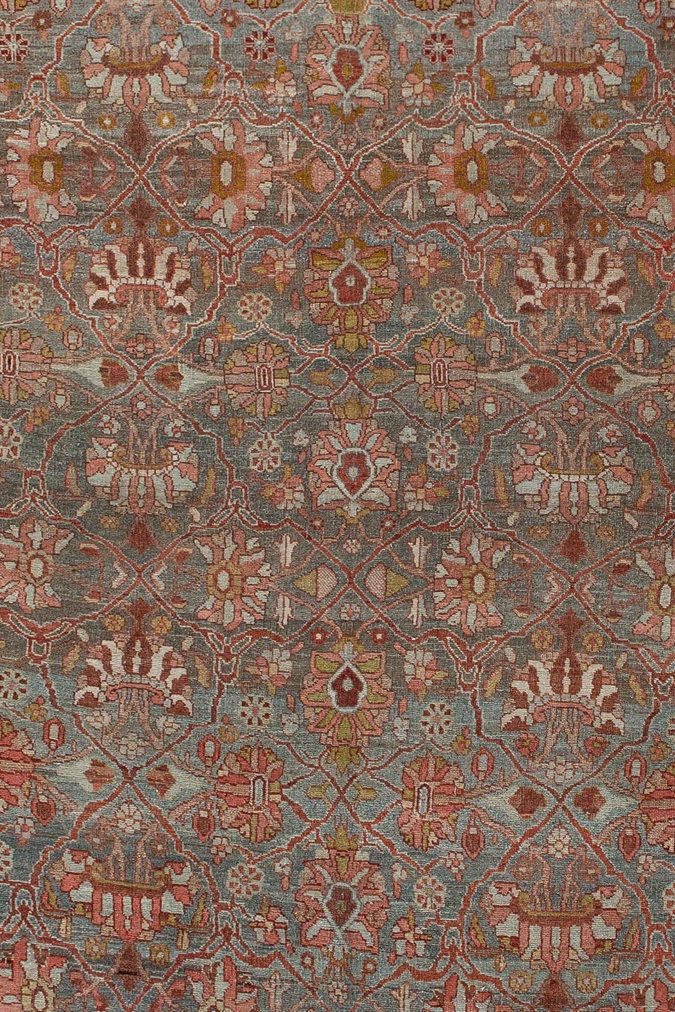 Room size rug, Persian Vintage Tabriz rug, handwoven rug, Persian design classic rug