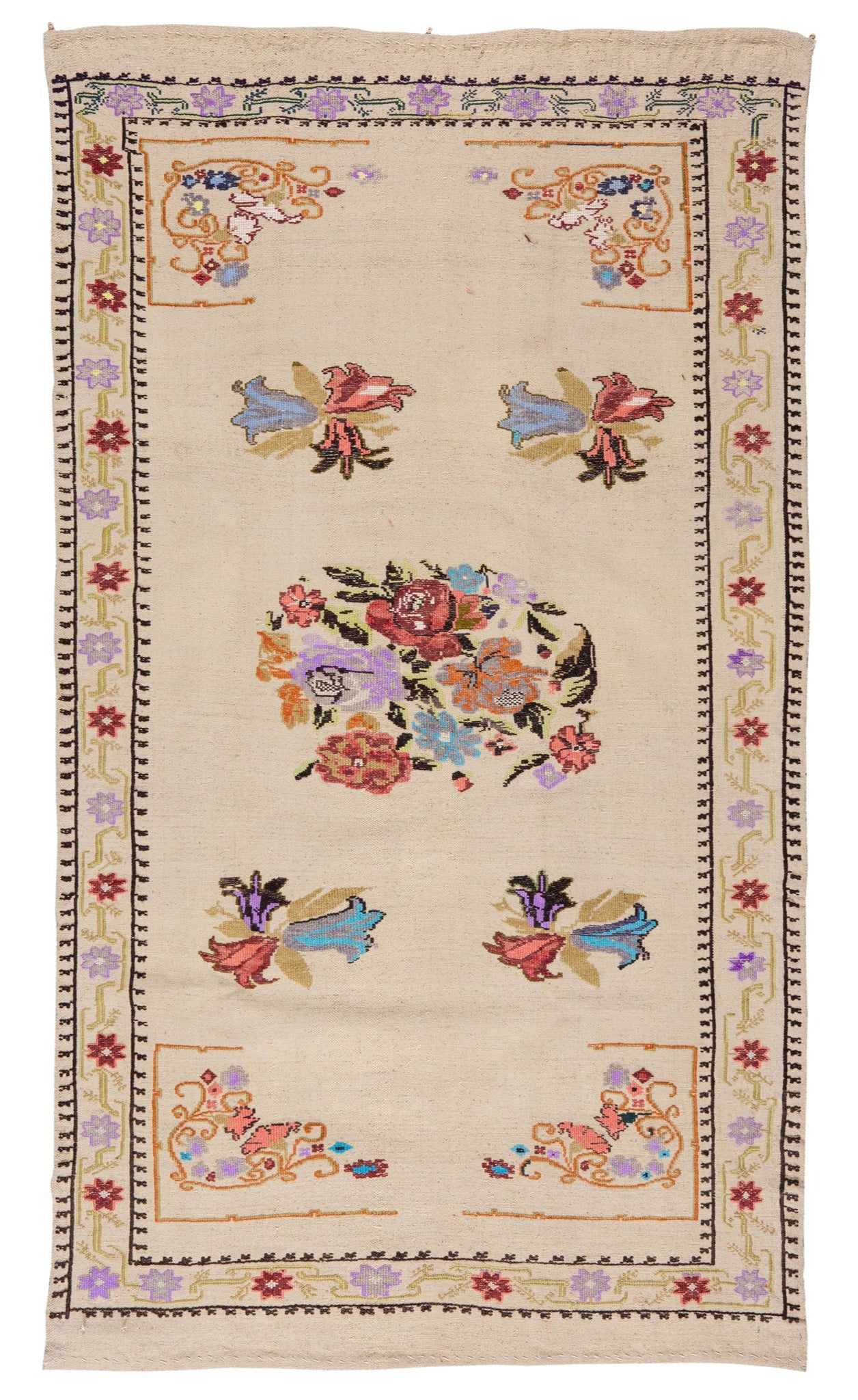 TURKISH EMBROIDED  KILIM