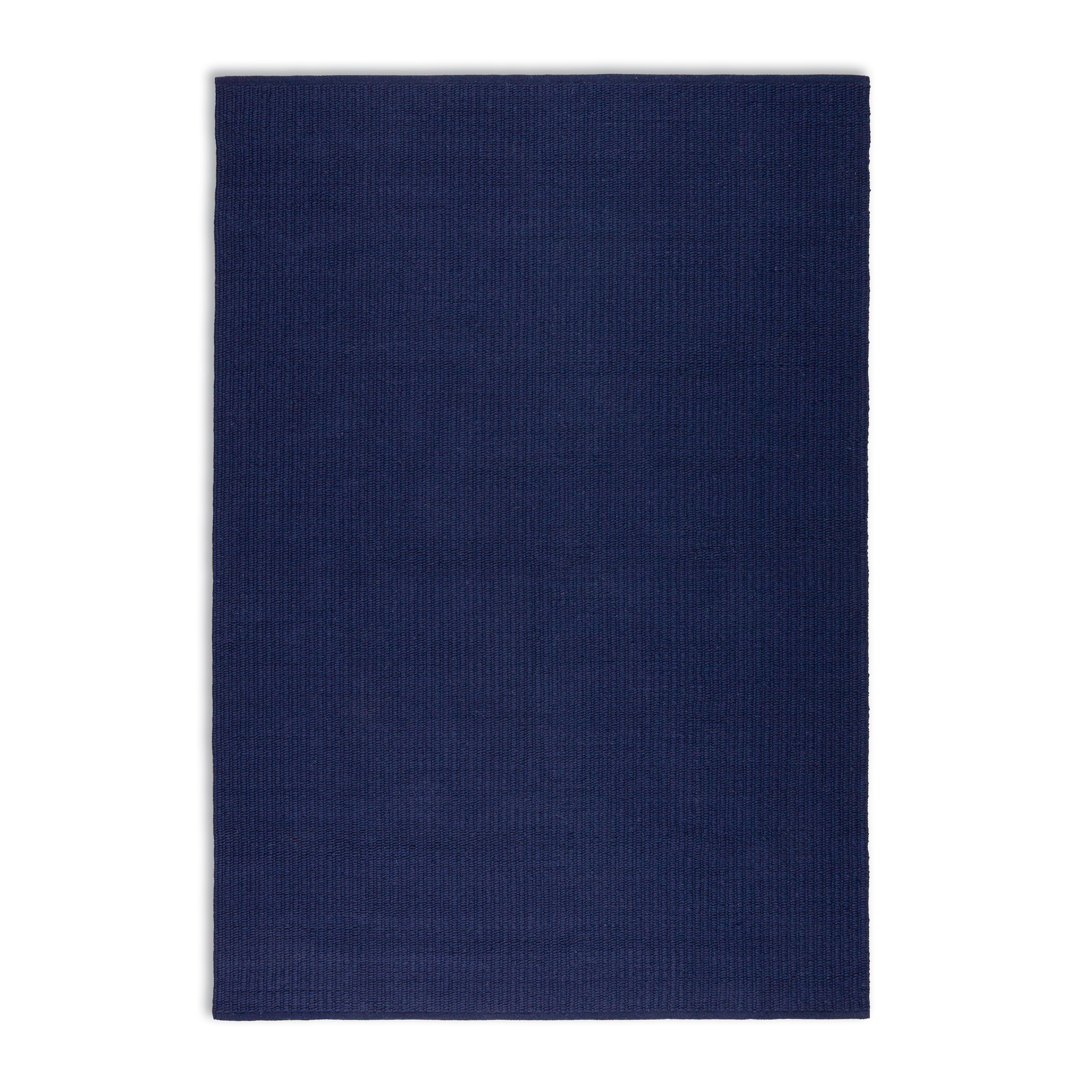 PEBBLE FLATWEAVE NAVY
