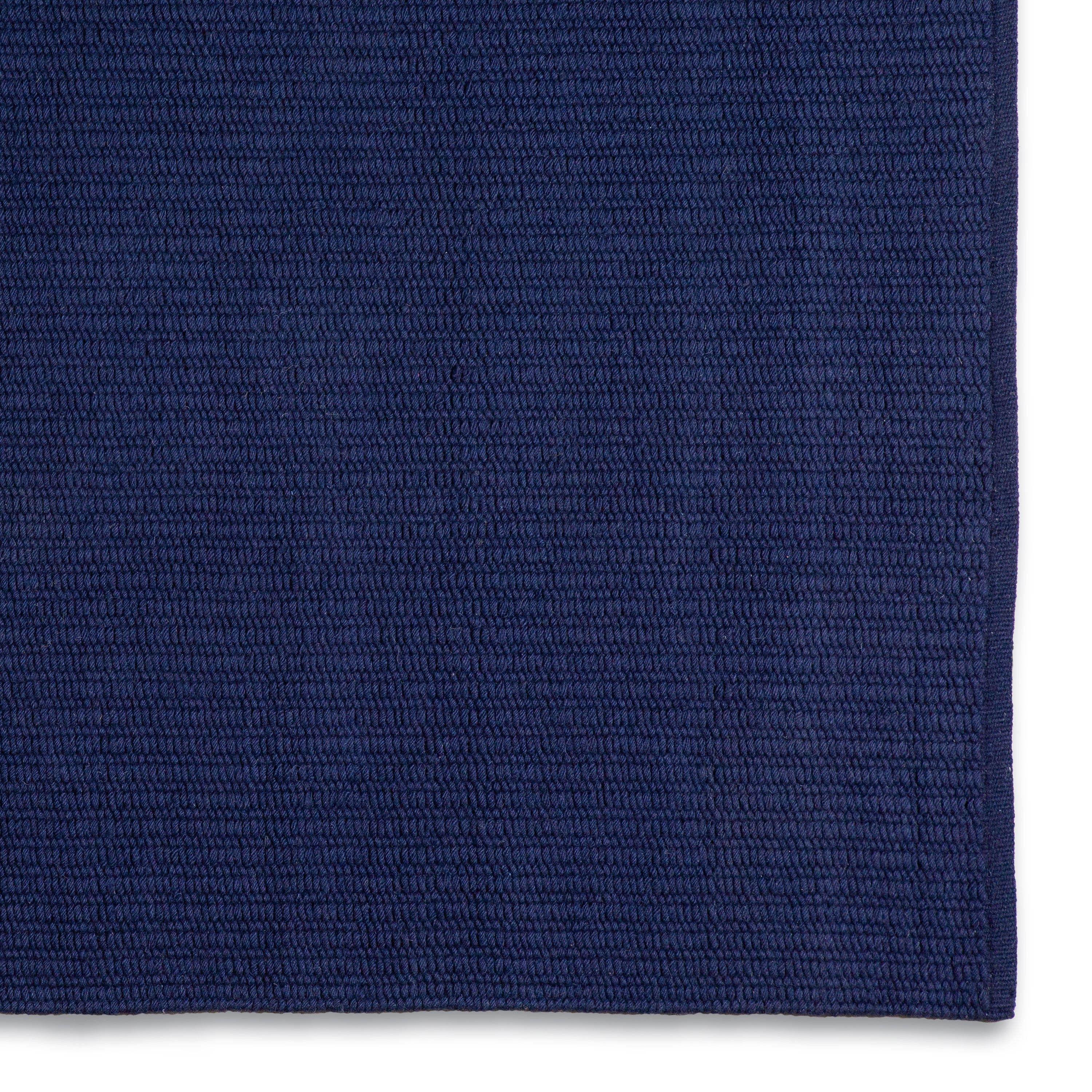 PEBBLE FLATWEAVE NAVY