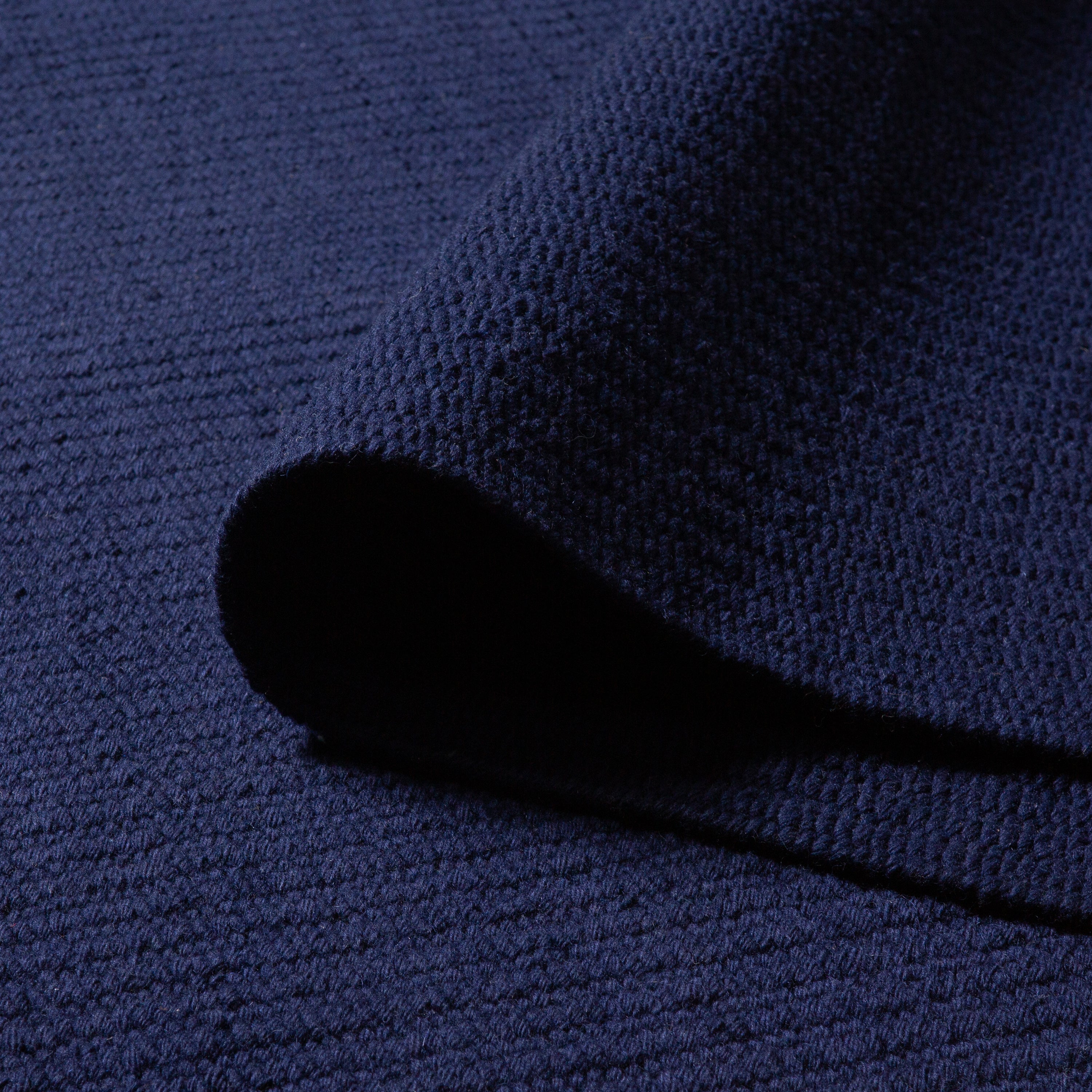 PEBBLE FLATWEAVE NAVY