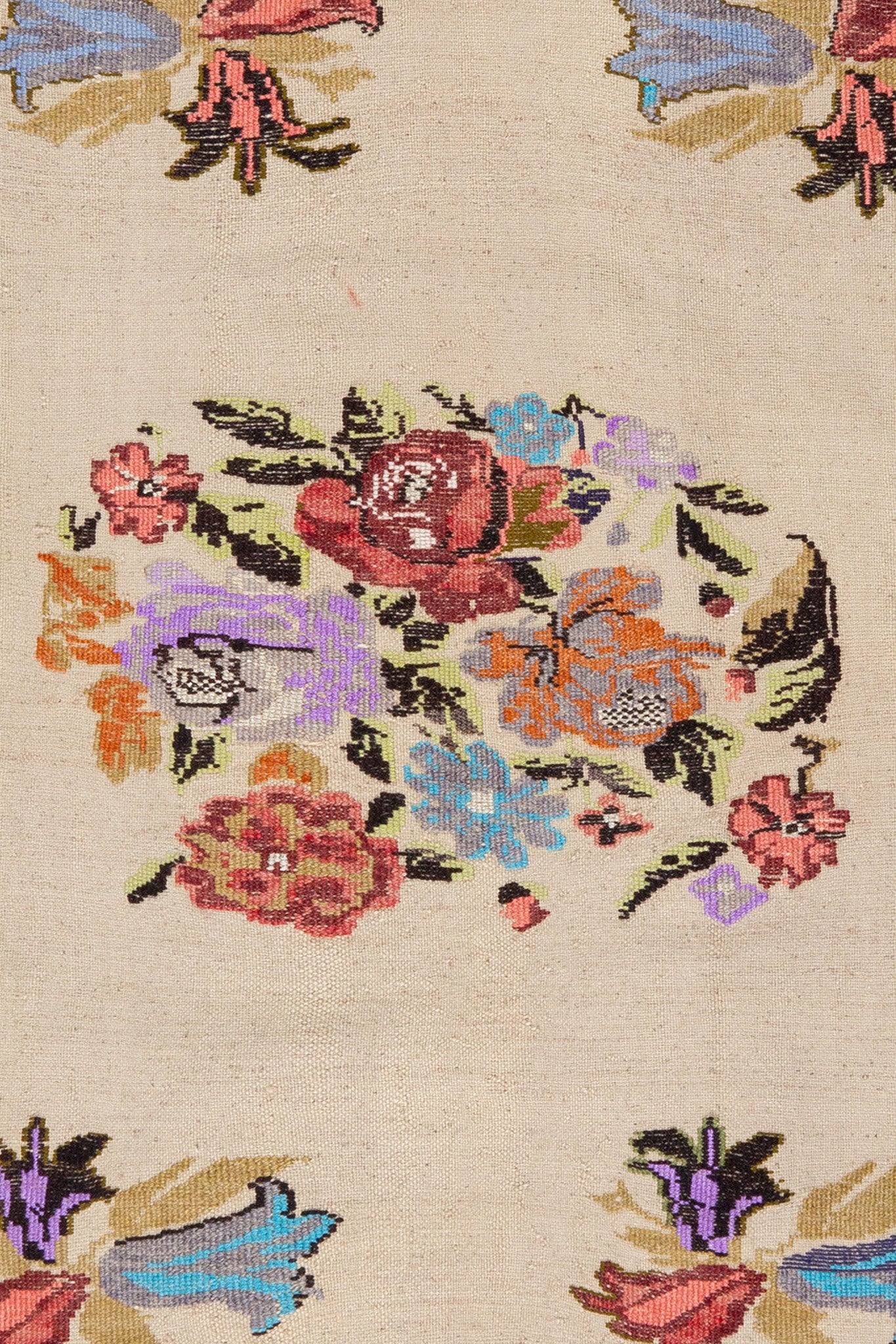 TURKISH EMBROIDED  KILIM