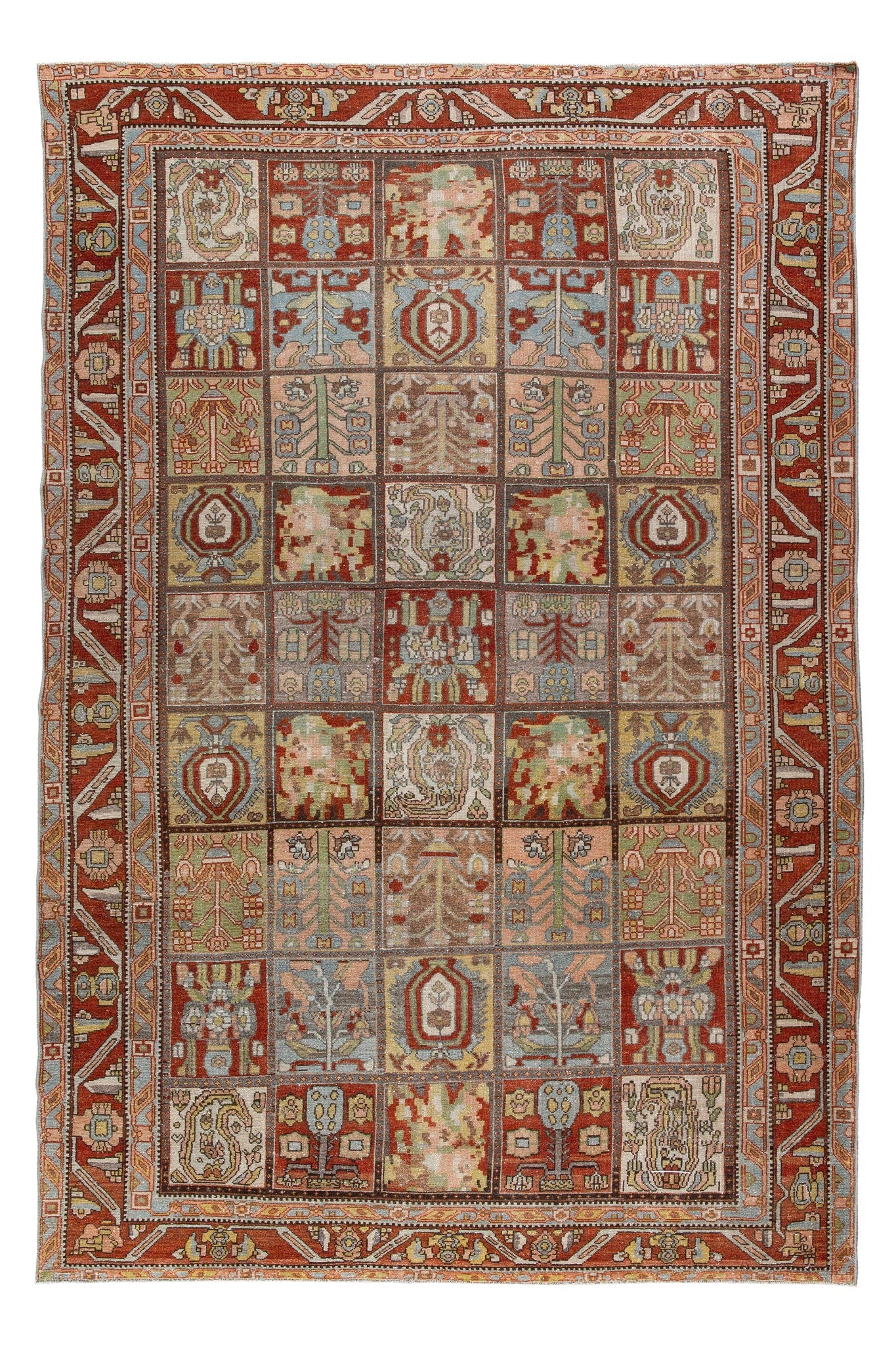 Full photo of Vintage Persian Bhaktiar Rug,  intricate Persian Design, room size rugs, beautiful patterns and designs suitable for classic interiors, Australia