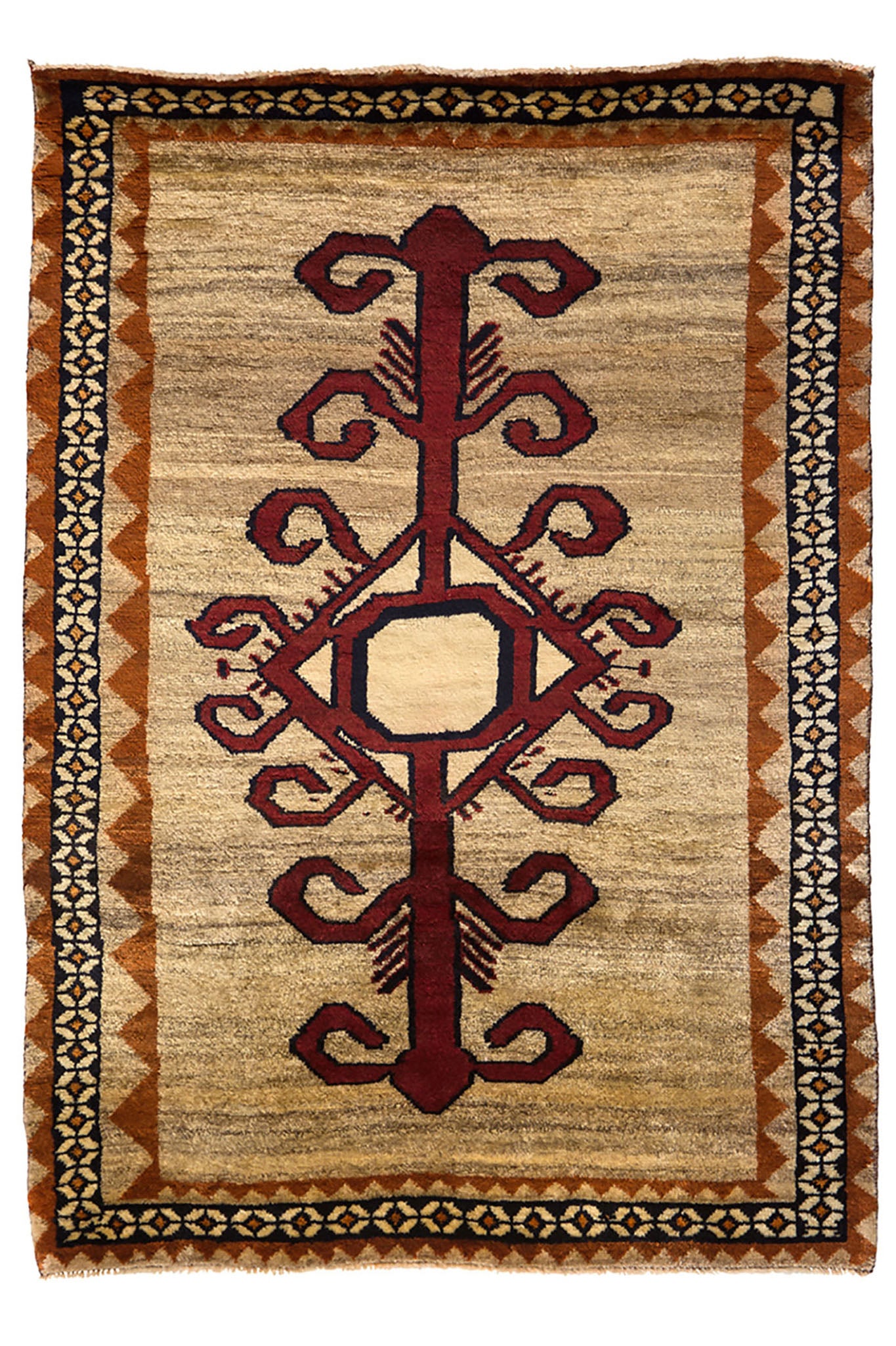 VINTAGE PERSIAN TRIBAL GABBEH