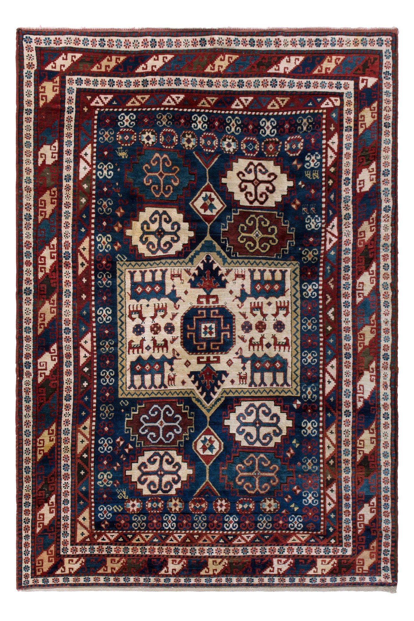 ANTIQUE CAUCASIAN " COW "KAZAK