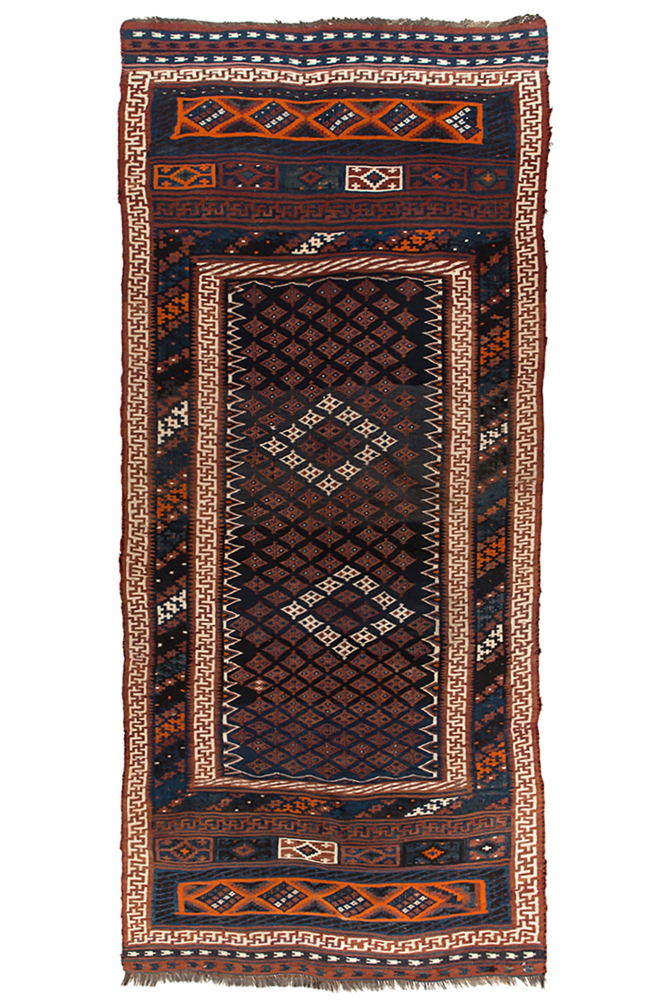 ANTIQUE PERSIAN BAKHTIAR KILIM