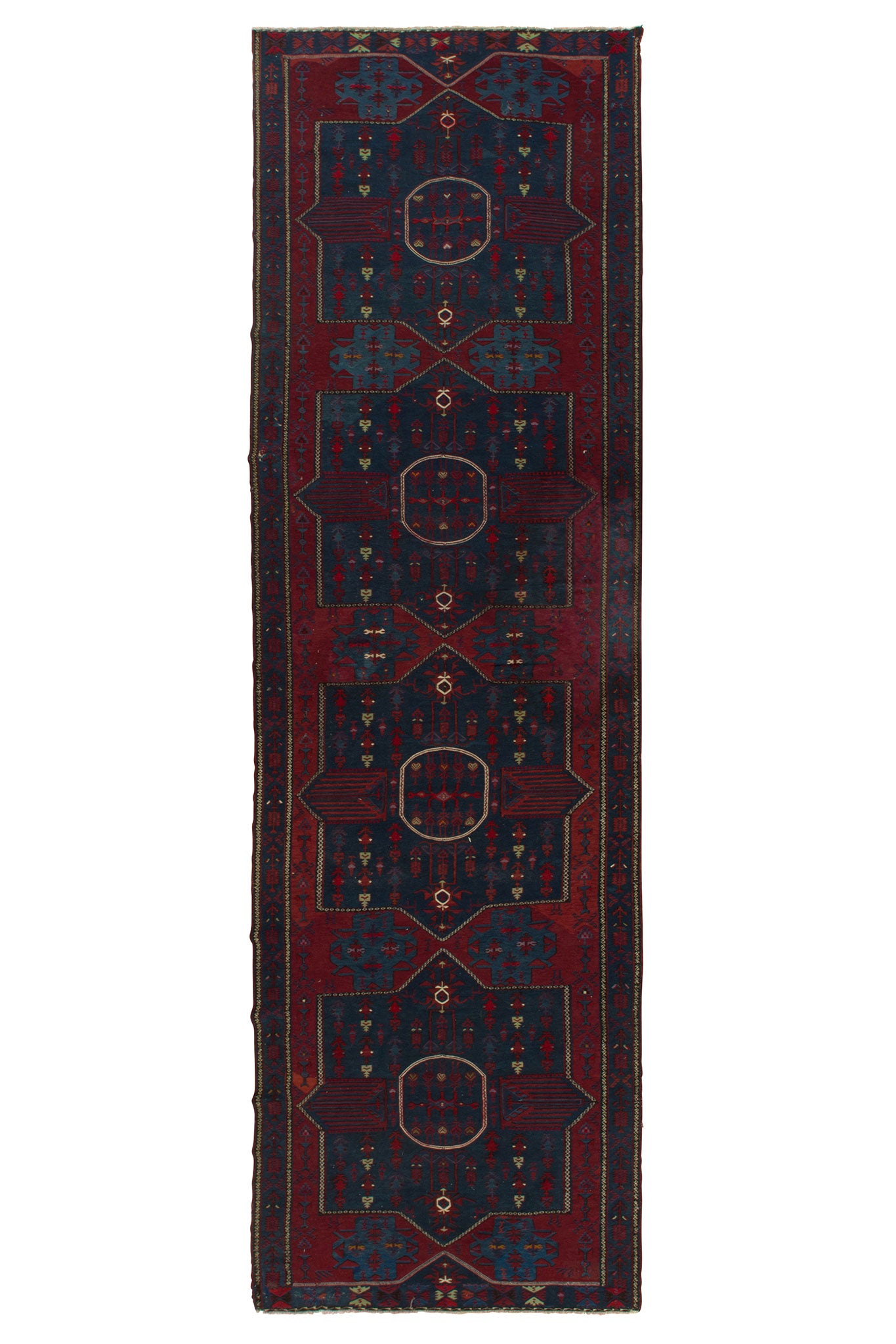 ANTIQUE CAUCASIAN SOUMAK KILIM