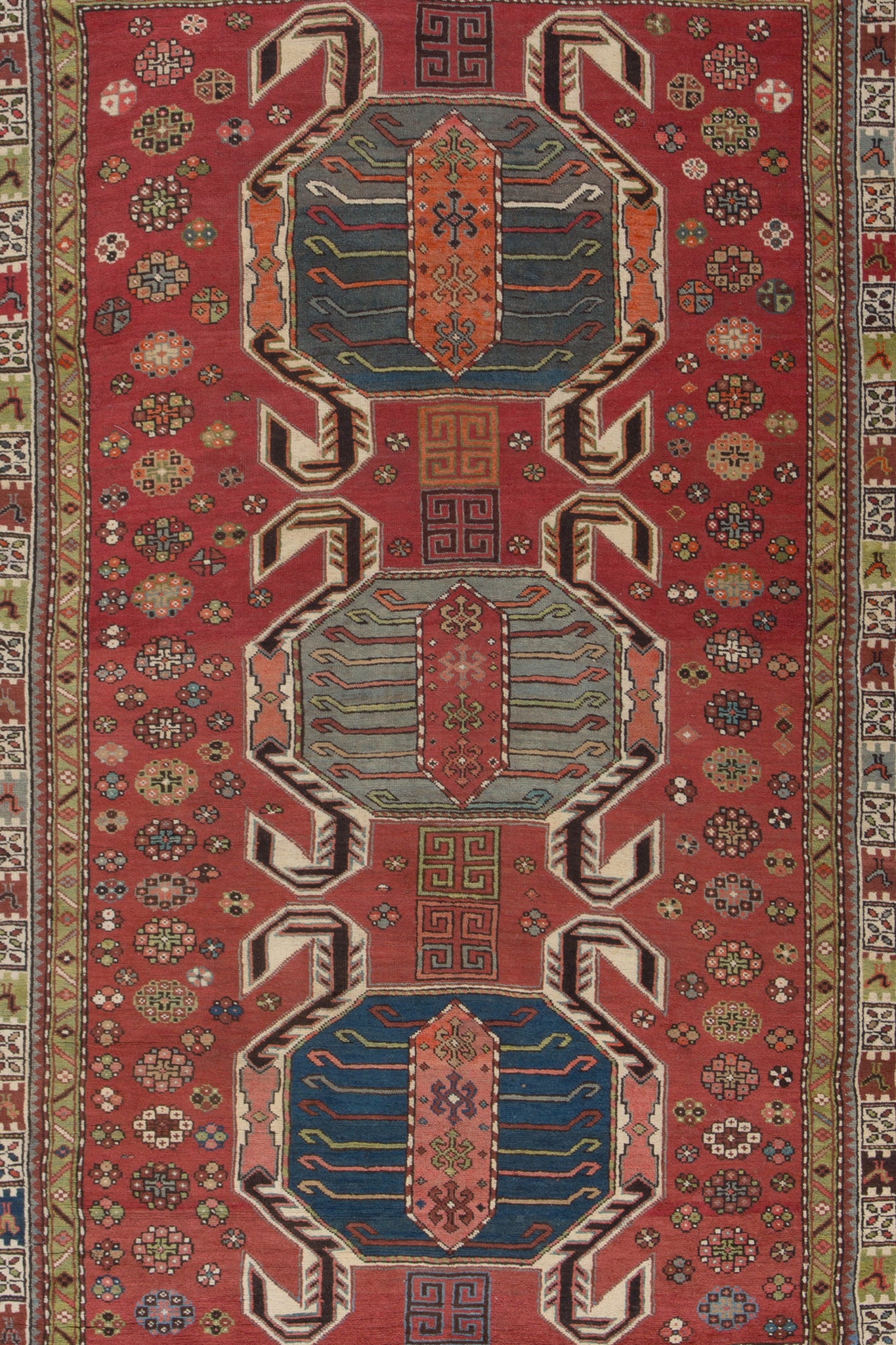 ANTIQUE CAUCASIAN FINE LENKORAN