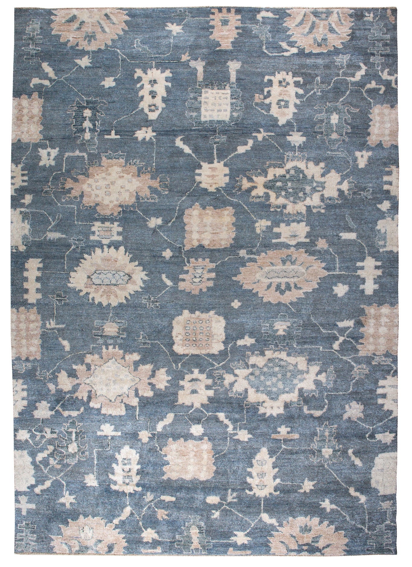 INDIAN REVIVAL SILK OUSHAK